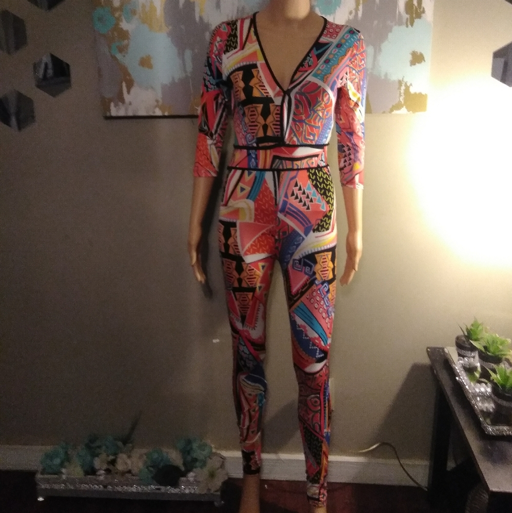 One piece pants jumpsuit